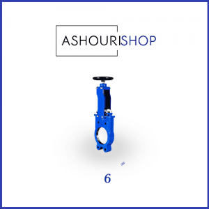 شیر چاقویی چدنی PN10-16 سایز 6 اینچ میراب