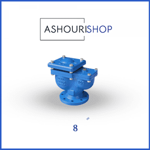 شیر تخلیه هوا تک روزنه بزرگ چدنی PN16 سایز 8 اینچ وگ ایران (بی همتا)