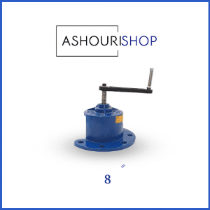 شیر ته خط فلنجدار (هندلی) چدنی PN16 سایز 8 اینچ وگ ایران (بی همتا)